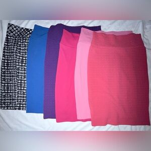 Bundle of 6 pencil skirts